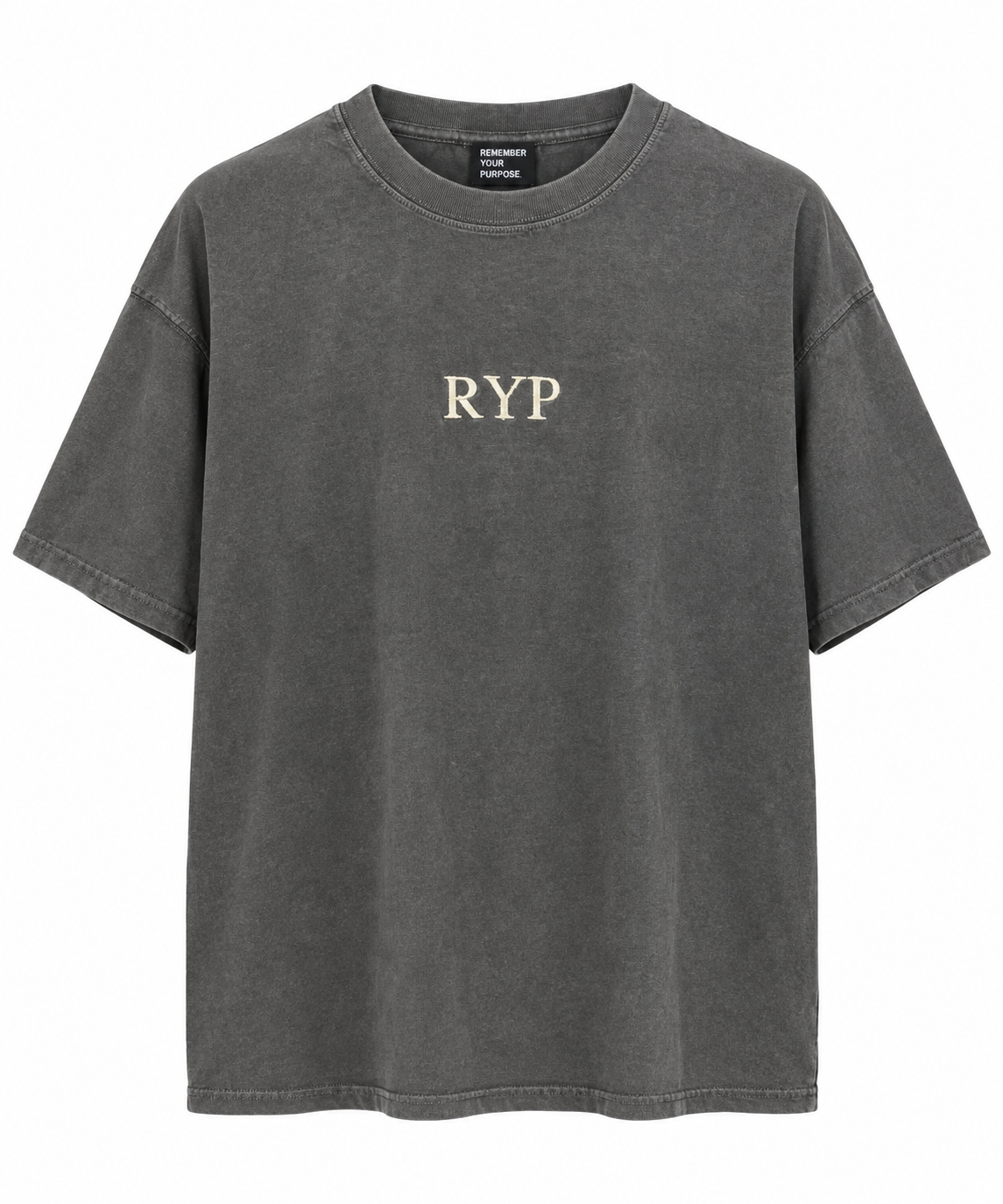 Washed Grey Heavyweight T-Shirts