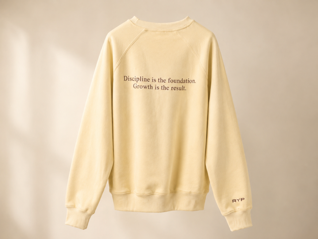 Heavyweight Signature Cream Crewneck
